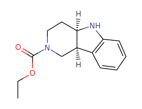 2H-Pyrido[4,3-b]indole-2-carboxylicacid, 1,3,4,4a,5,9b-hexahydro-, ethyl ester, (4aR,9bS)-rel-
