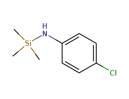 Molecular Structure of 63911-86-4 (Silanamine, N-(4-chlorophenyl)-1,1,1-trimethyl-)