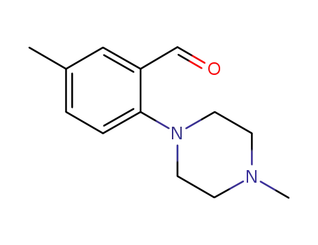 5-methyl-2-(4-methyl-piperazin-1-yl)-benzaldehyde