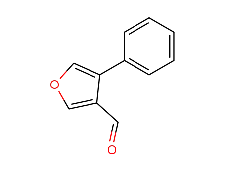 Molecular Structure of 141293-85-8 (3-Furancarboxaldehyde, 4-phenyl-)