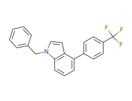 1-Benzyl<sub>4</sub>-[4-(trifluoromethyl)phenyl]-1H-indole