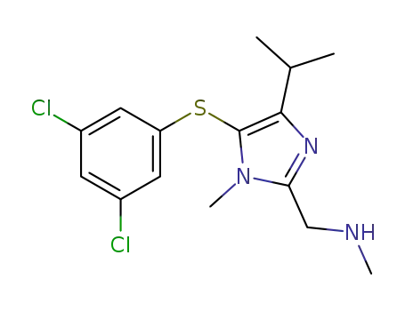 1-{5-[(3,5-dichlorophenyl)sulfanyl]-1-methyl-4-(1-methylethyl)-1H-imidazol-2-yl}-N-methylmethanamine
