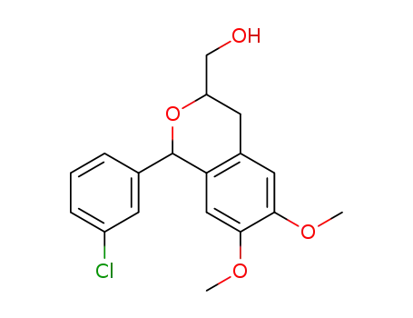 1-(3-chlorophenyl)-3-hydroxymethyl-6,7-dimethoxyisochromane