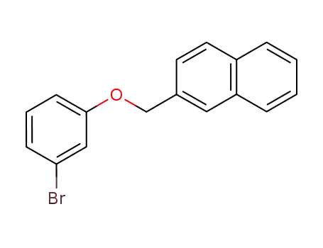 Molecular Structure of 130722-33-7 (Naphthalene, 2-[(3-bromophenoxy)methyl]-)