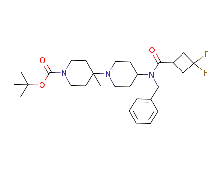 [1,4'-Bipiperidine]-1'-carboxylic acid,
4-[[(3,3-difluorocyclobutyl)carbonyl](phenylmethyl)amino]-4'-methyl-,
1,1-dimethylethyl ester