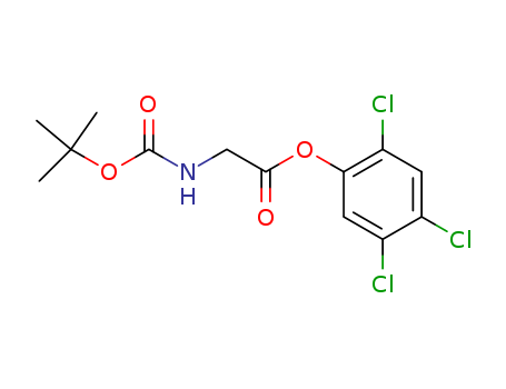 Glycine, N-[(1,1-dimethylethoxy)carbonyl]-, 2,4,5-trichlorophenyl ester