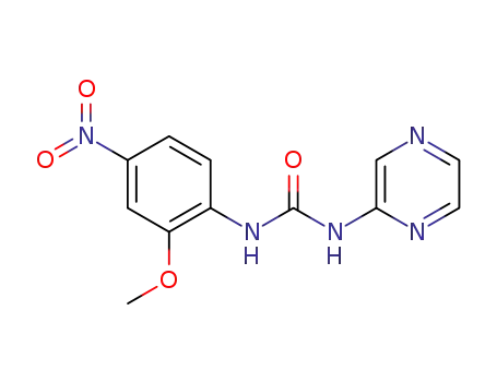 1-(2-methoxy-4-nitrophenyl)-3-pyrazin-2-yl-urea