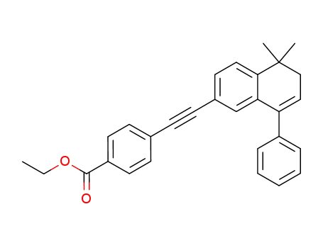 Benzoic acid,
4-[(5,6-dihydro-5,5-dimethyl-8-phenyl-2-naphthalenyl)ethynyl]-, ethyl
ester