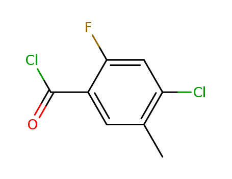Benzoyl chloride, 4-chloro-2-fluoro-5-methyl- (9CI)