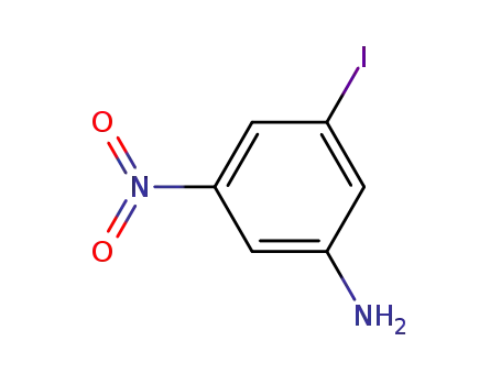 Molecular Structure of 10394-64-6 (3-IODO-5-NITROANILINE  98)