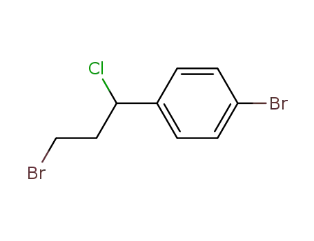 Molecular Structure of 33994-21-7 (1-BroMo-4-(3-broMo-1-chloropropyl)benzene)