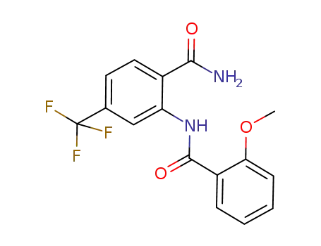 2-(2-methoxy-benzoylamino)-4-trifluoromethyl-benzamide