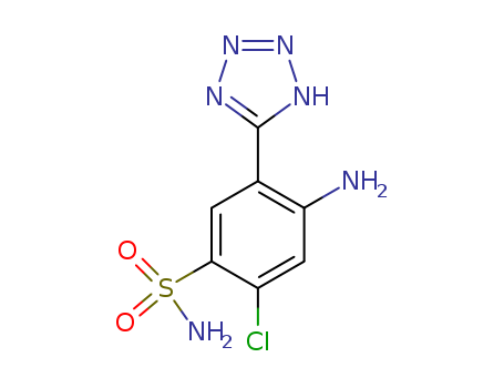 4-Amino-2-chloro-5(1H-tetrazol-5-yl)benzenesulfonamide