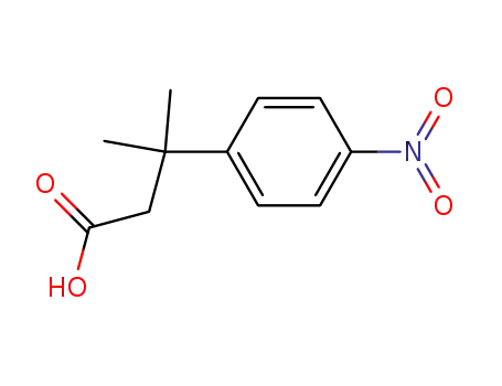 3-methyl-3-(4-nitrophenyl)butanoic acid
