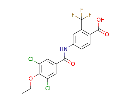 4-(3,5-dichloro-4-ethoxybenzamido)-2-(trifluoromethyl)benzoic acid