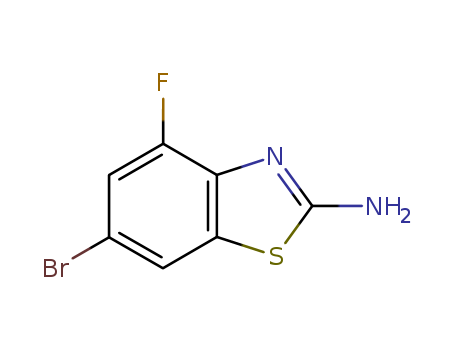 2-Amino-6-bromo-4-fluorobenzothiazole