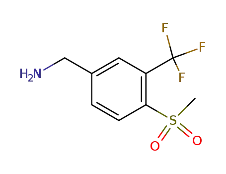 4-Methanesulfonyl-3-trifluoromethyl-benzylamine