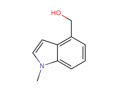 Molecular Structure of 859850-95-6 (1H-Indole-4-methanol,1-methyl-)