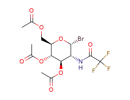 Molecular Structure of 6736-63-6 (3,4,6-tri-O-acetyl-2-deoxy-2-trifluoroacetamido-α-D-glucospyranosyl bromide)