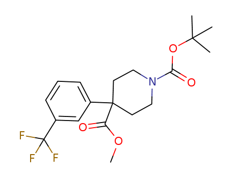 1-Boc-4-(3-CF3-phenyl)-4-methoxycarbonylpiperidine