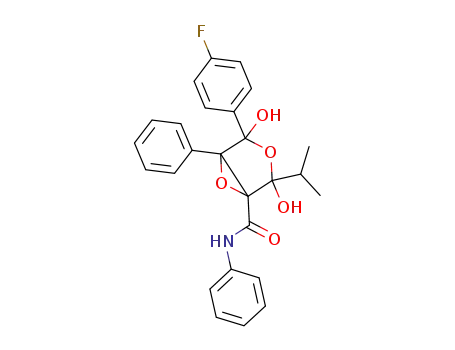 Molecular Structure of 873950-19-7 (Atorvastatin Epoxy Tetrahydrofuran IMpurity)