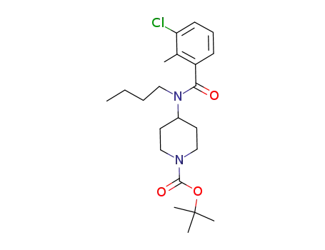 tert-butyl 4-[butyl-(3-chloro-2-methyl-benzoyl)-amino]-piperidine-1-carboxylate