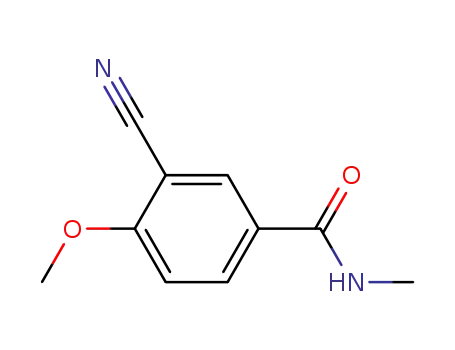 벤즈아미드, 3-시아노-4-메톡시-N-메틸-(9CI)