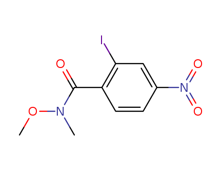 Benzamide, 2-iodo-N-methoxy-N-methyl-4-nitro-