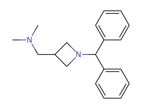 Molecular Structure of 321890-21-5 (1-(DIPHENYLMETHYL)-N,N-DIMETHYL-3-AZETIDINEMETHANAMINE)