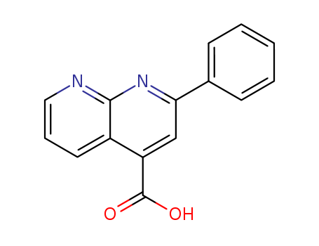1,8-Naphthyridine-4-carboxylic acid, 2-phenyl-