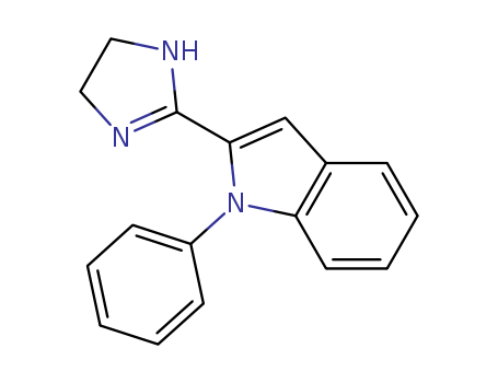 1H-Indole,2-(4,5-dihydro-1H-imidazol-2-yl)-1-phenyl-