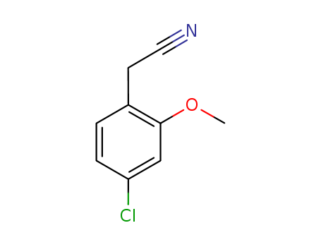 2-(4-chloro-2-methoxyphenyl)acetonitrile cas no. 170737-92-5 98%