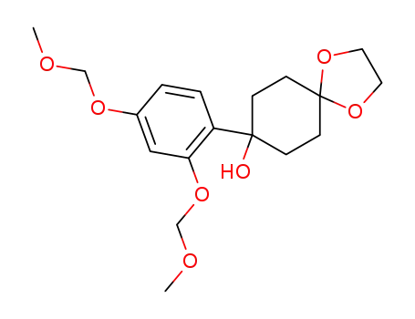 8-[2,4-Bis(methoxymethoxy)phenyl]-1,4-dioxaspiro[4.5]decan-8-ol