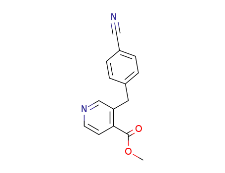 3-(4-Cyanobenzyl)pyridin-4-carboxylic acid methyl ester
