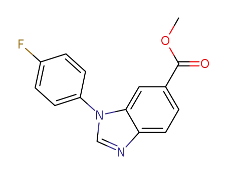 methyl 1-(4-fluorophenyl)-1H-benzo[d]imidazole-6-carboxylate