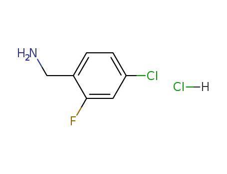 Benzenemethanamine,4-chloro-2-fluoro-, hydrochloride (1:1)