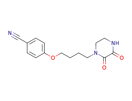 Benzonitrile, 4-[4-(2,3-dioxo-1-piperazinyl)butoxy]-