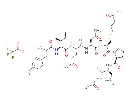 C<sub>45</sub>H<sub>71</sub>N<sub>11</sub>O<sub>13</sub>S*C<sub>2</sub>HF<sub>3</sub>O<sub>2</sub>
