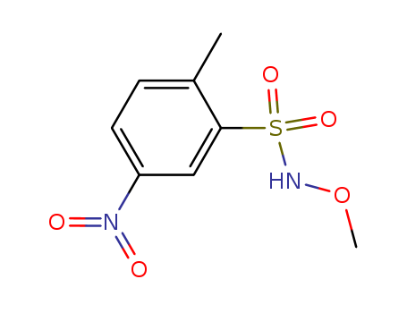 N-methoxy-2-methyl-5-nitrobenzenesulfonamide