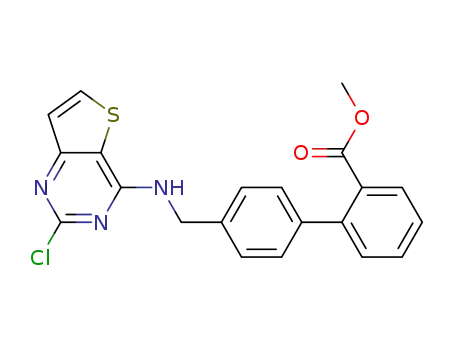 4'-[[[2-chlorothieno-[3,2-d]pyrimidin-4-yL]amino]methyl][1,1'-biphenyl]-2-carboxylic acid methyl ester