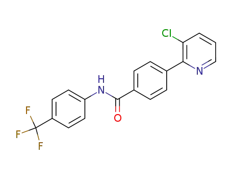 Benzamide, 4-(3-chloro-2-pyridinyl)-N-[4-(trifluoromethyl)phenyl]-