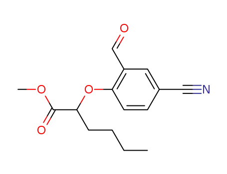 Hexanoic acid, 2-(4-cyano-2-formylphenoxy)-, methyl ester