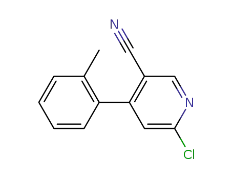6-Chloro-4-(o-tolyl)nicotinonitrile