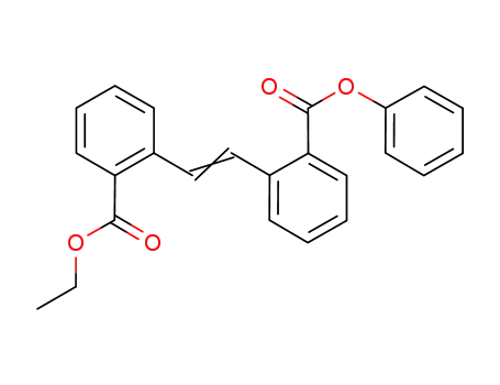 benzyl 2-[2-[2-(ethoxycarbonyl)phenyl]-1-ethenyl]benzoate