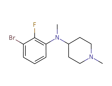 4-Piperidinamine, N-(3-bromo-2-fluorophenyl)-N,1-dimethyl-