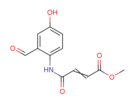 2-Butenoic acid, 4-[(2-formyl-4-hydroxyphenyl)amino]-4-oxo-, methyl
ester