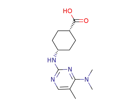 cis-4-(4-dimethylamino-5-methyl-pyrimidin-2-ylamino)-cyclohexanecarboxylic acid