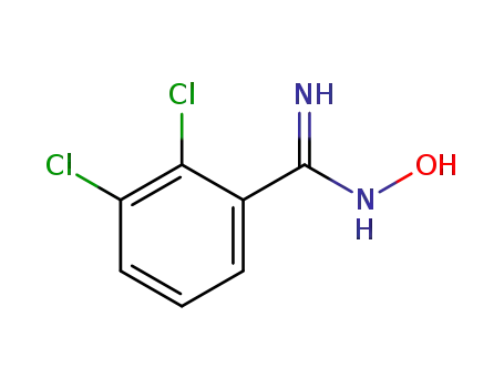 Molecular Structure of 261761-55-1 (2,3-DICHLORO-N'-HYDROXYBENZENECARBOXIMIDAMIDE)
