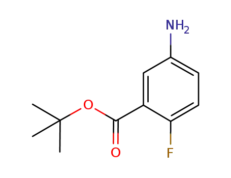 Molecular Structure of 853070-30-1 (TERT-BUTYL 5-AMINO-2-FLUOROBENZOATE)