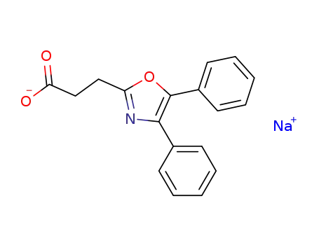2-Oxazolepropanoic acid, 4,5-diphenyl-, sodium salt